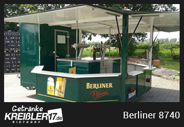 Bierwagen Insel Berliner Pilsener Getränke Kreißler